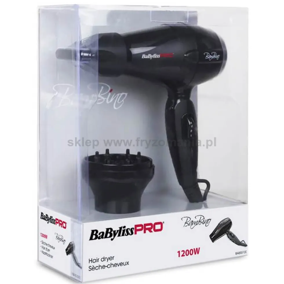BaByliss Pro BAB5510E Bambino Mini suszarka do włosów 1200W