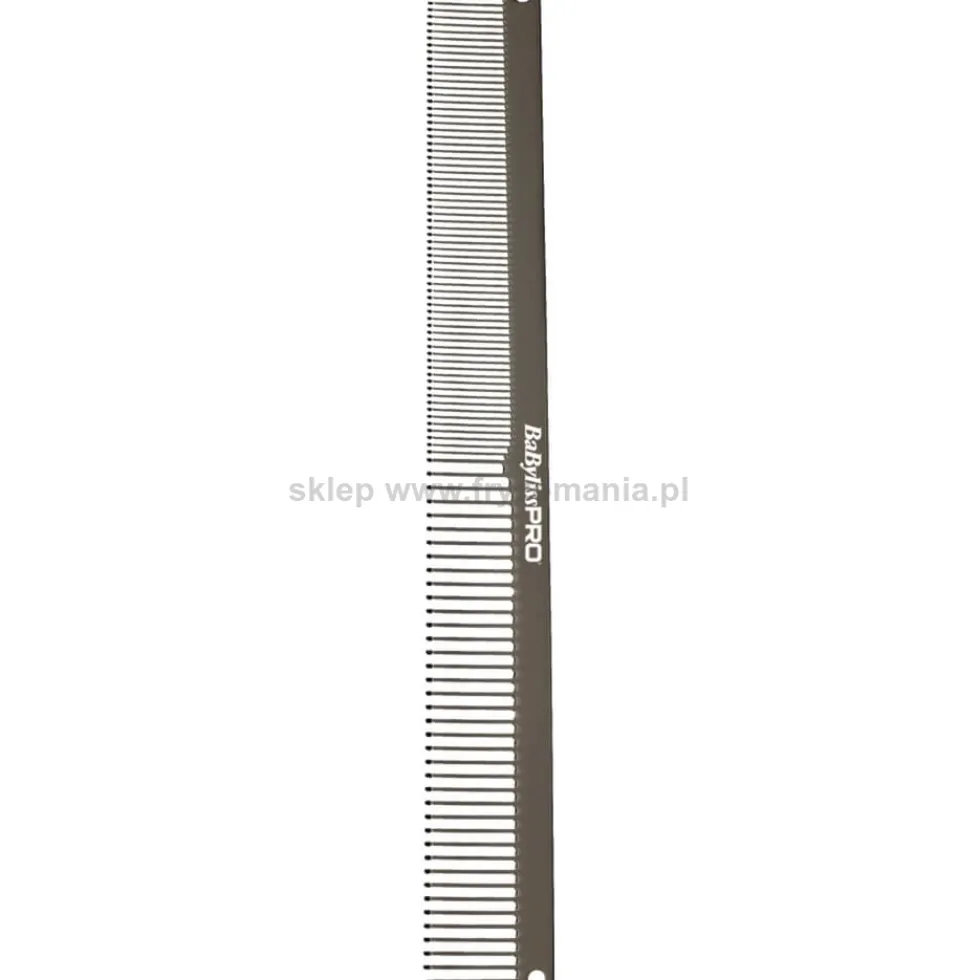 Babyliss Pro Gunsteel M3843E Grzebień fryzjerski metalowy, srebrny