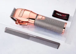 Babyliss Pro Gunsteel M3843E Grzebień fryzjerski metalowy, srebrny