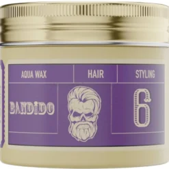 Bandido Aqua Wax 6 Medium Wosk do stylizacji włosów o średnim chwycie dla mężczyzn 125ml