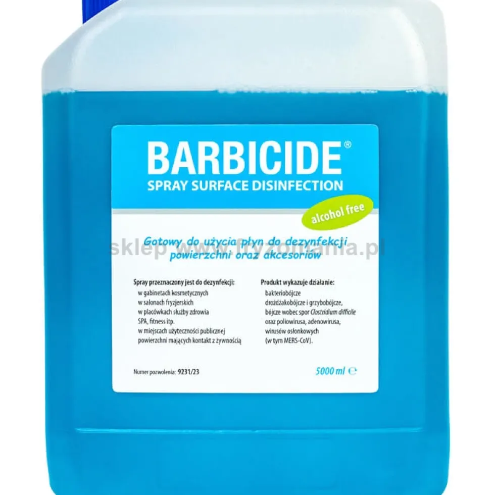 Barbicide Spray do dezynfekcji powierzchni i akcesoriów 5000ml (uzupełnienie)