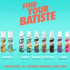 Batiste Overnight Deep Cleanse Suchy szampon do włosów na noc 200ml