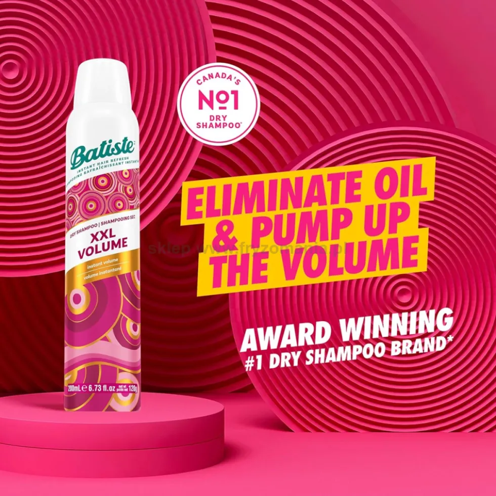 Batiste XXL Volume Suchy szampon do włosów zwiększający objętość 200ml