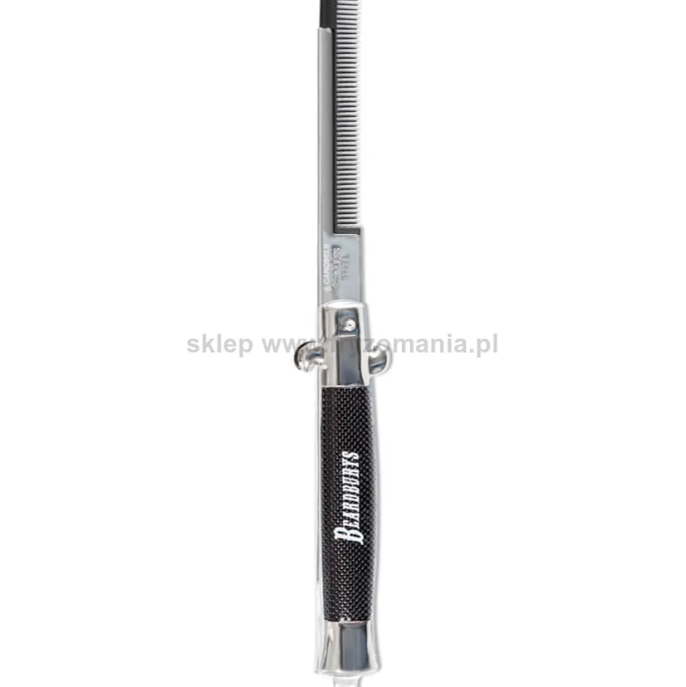 Beardburys Blade Comb Grzebień do brody dla mężczyzn, zamykany