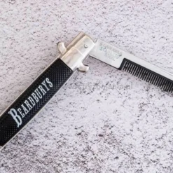 Beardburys Blade Comb Grzebień do brody dla mężczyzn, zamykany