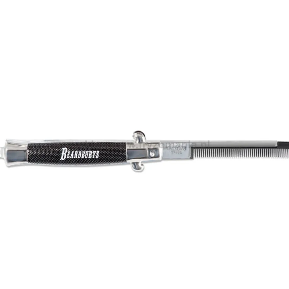 Beardburys Blade Comb Grzebień do brody dla mężczyzn, zamykany