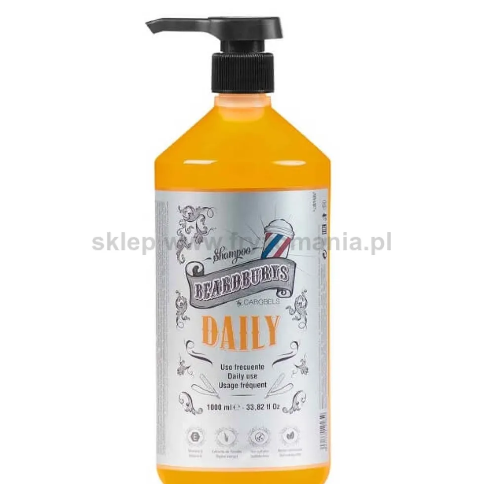 Beardburys Daily Szampon do codziennej pielęgnacji włosów i skóry głowy 1000ml