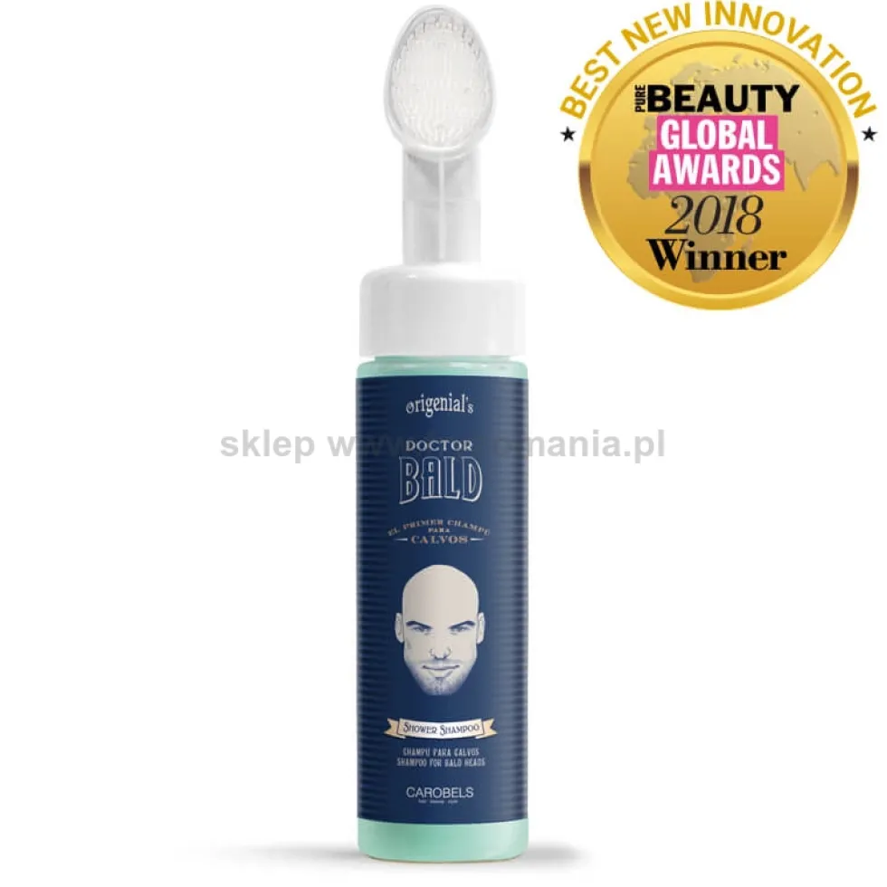Beardburys Dr. Bald Szampon oczyszczający dla łysych mężczyzn 200ml