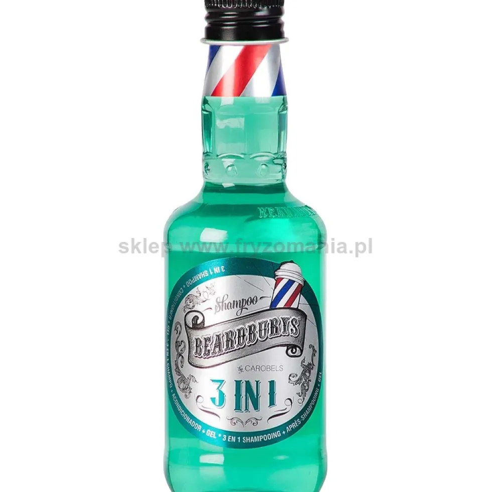 Beardburys 3in1 Szampon do włosów i ciała dla mężczyzn 100ml