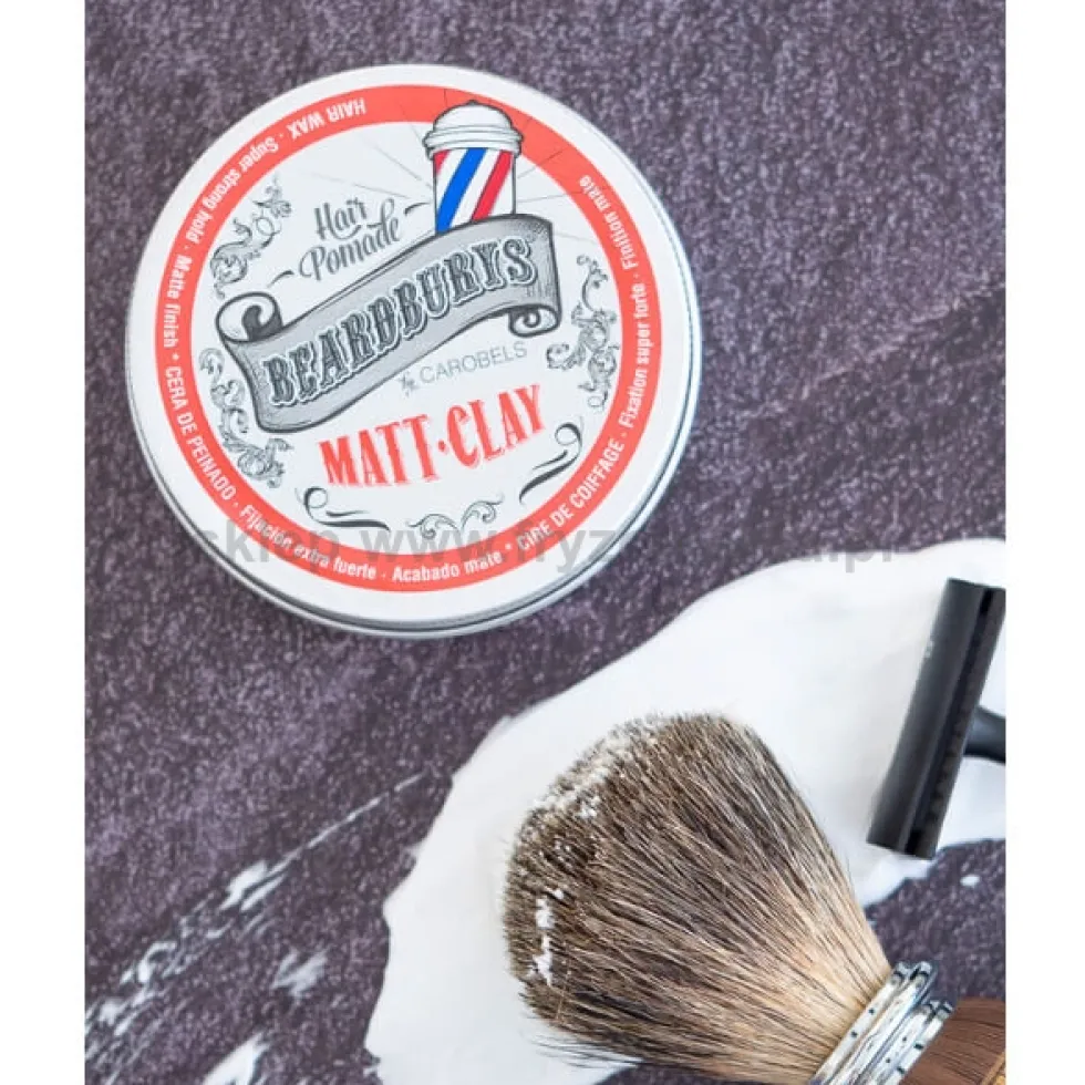 Beardburys Matt Clay Matowa Glinka do stylizacji włosów 100ml