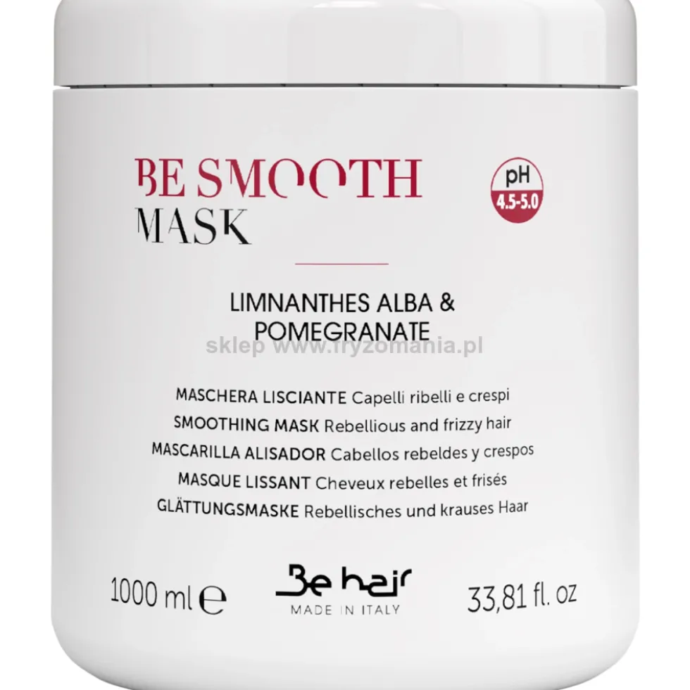 Be Hair Be Smooth Maska wygładzająca włosy 1000ml