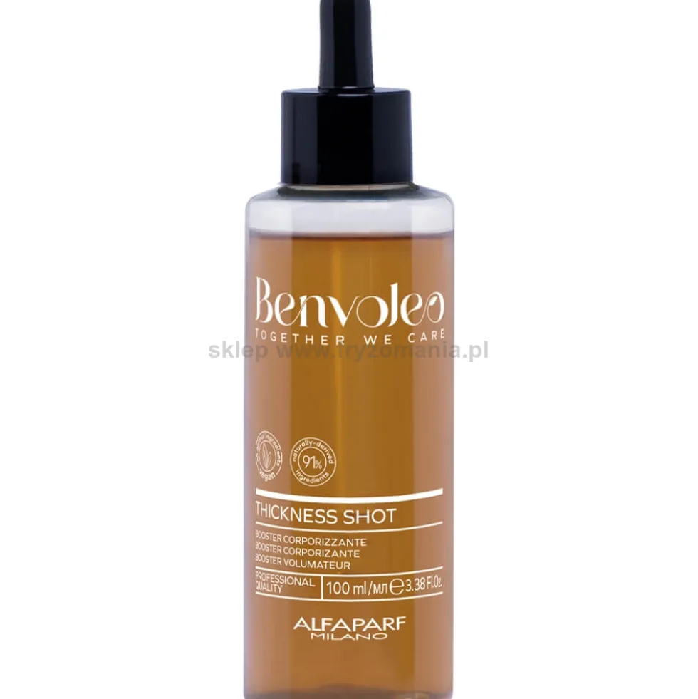 Benvoleo Thickness Shot Booster Kuracja zwiększająca objętość do włosów cienkich i delikatnych 100ml