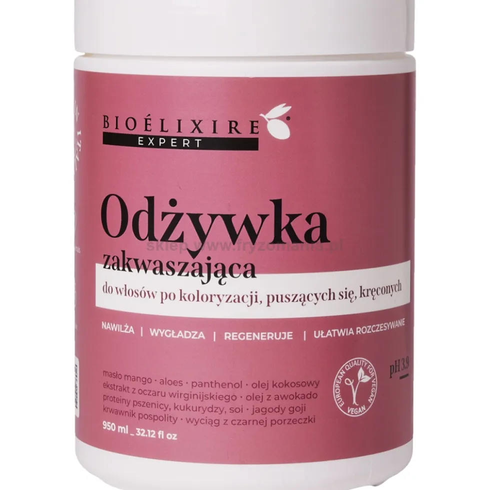 Bioelixire Expert Odżywka zakwaszająca po koloryzacji włosów 950ml