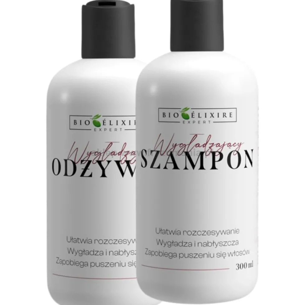 Bioelixire Expert - zestaw szampon i odżywka wygładzająca włosy 2x300ml