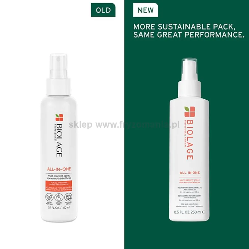Biolage All-In-One Multi-benefit Odżywka w sprayu do włosów, bez spłukiwania 250ml