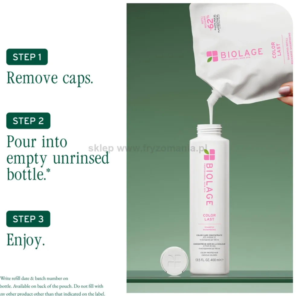 Biolage Color Last Odżywka do włosów farbowanych 500ml, refill