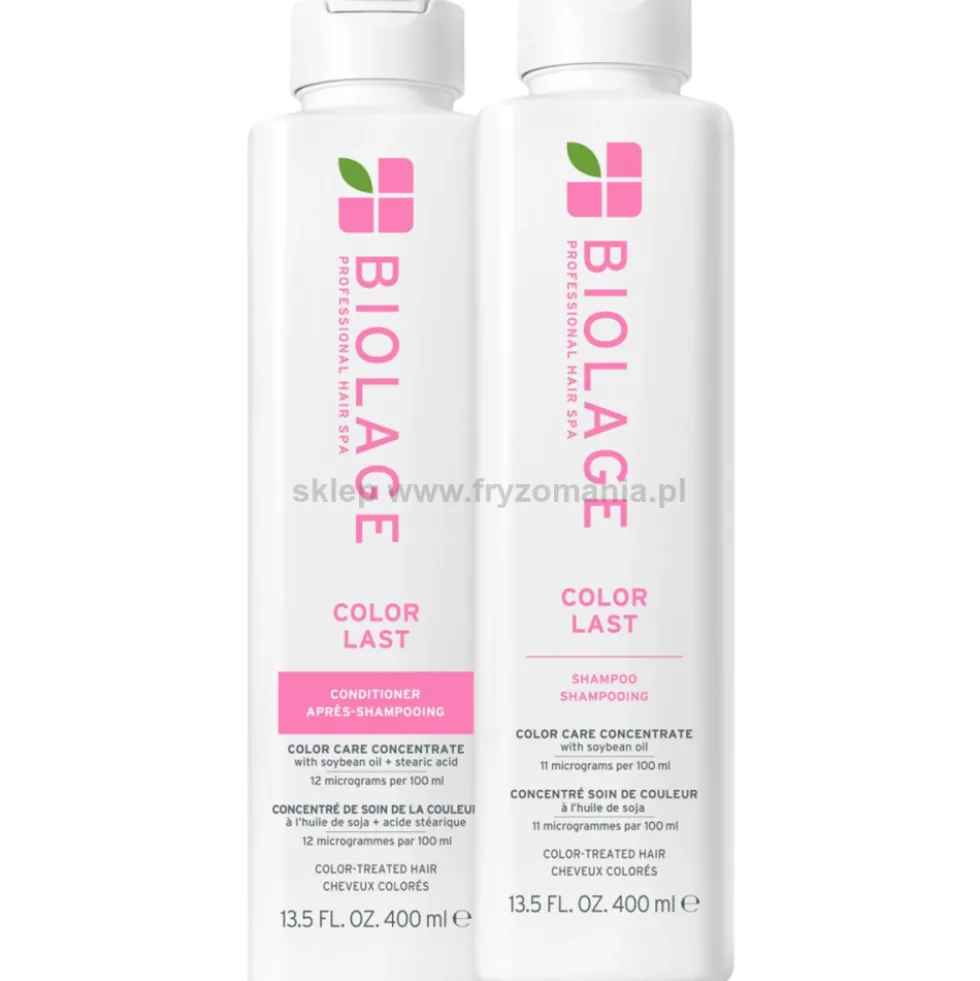 Biolage Color Last - zestaw do włosów farbowanych szampon 400ml i odżywka 400ml