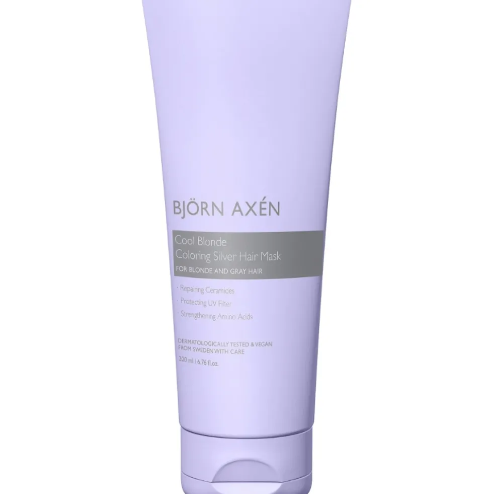 Björn Axén Cool Blonde Maska do włosów blond, rozjaśnianych i siwych z filtrem UV 200ml