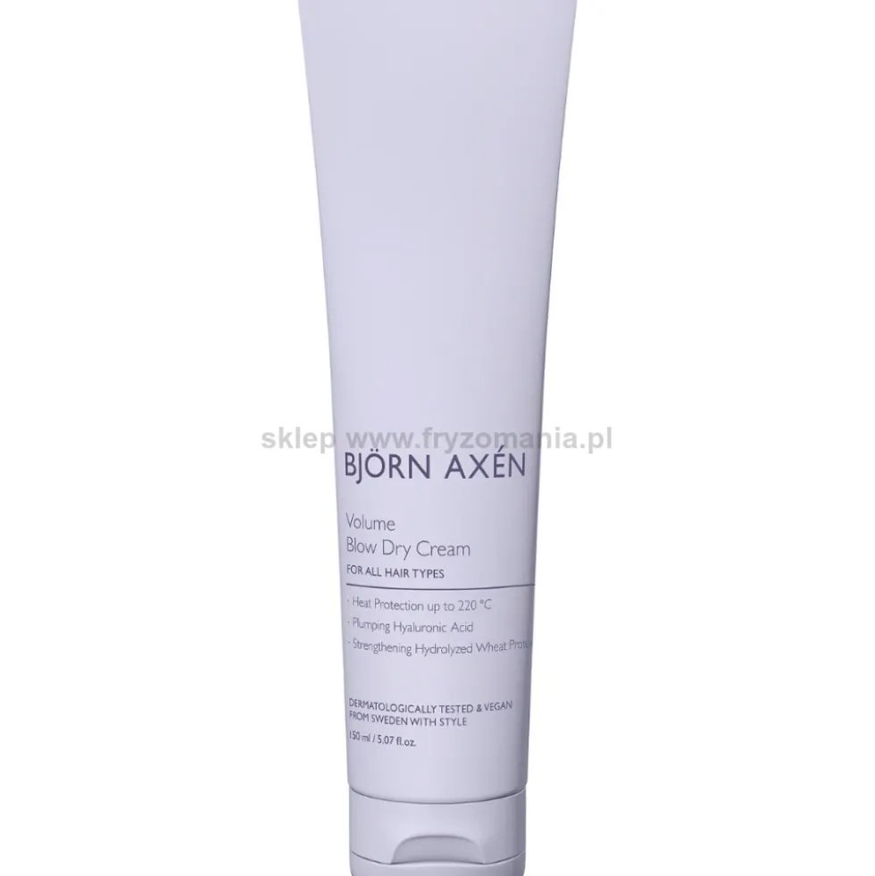Björn Axén Volume Blow Dry Krem do włosów bez objętości i opadających pasm 150ml