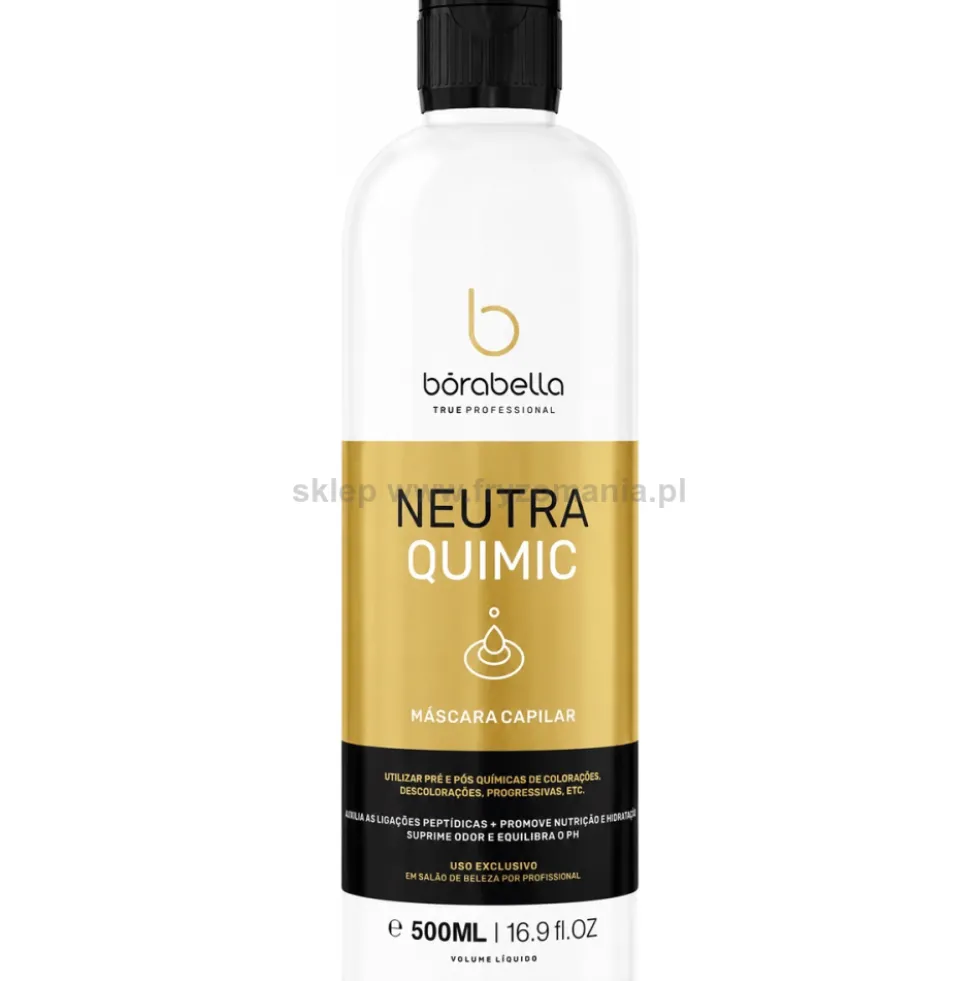 Borabella NeutraQuimic Neutralizator do włosów po zabiegach chemicznych i termicznych 500ml