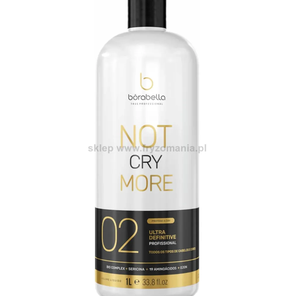 Borabella Not Cry More - zestaw nanoplastia włosów + szampon 2x1000ml
