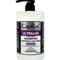 Capillus Ultraliss Anti-Frizz Szampon do włosów puszących się z keratyną 500ml