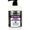 Capillus Ultraliss Forte Nanoplastia włosów - zestaw do nanoplastii szampon, serum i balsam 3x500ml + ampułki z kwasem hialuronowym 6x10ml