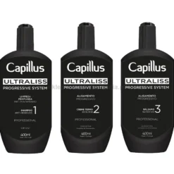 Capillus Ultraliss Progressive System Nanoplastia - krok 1, szampon oczyszczający do włosów 400ml