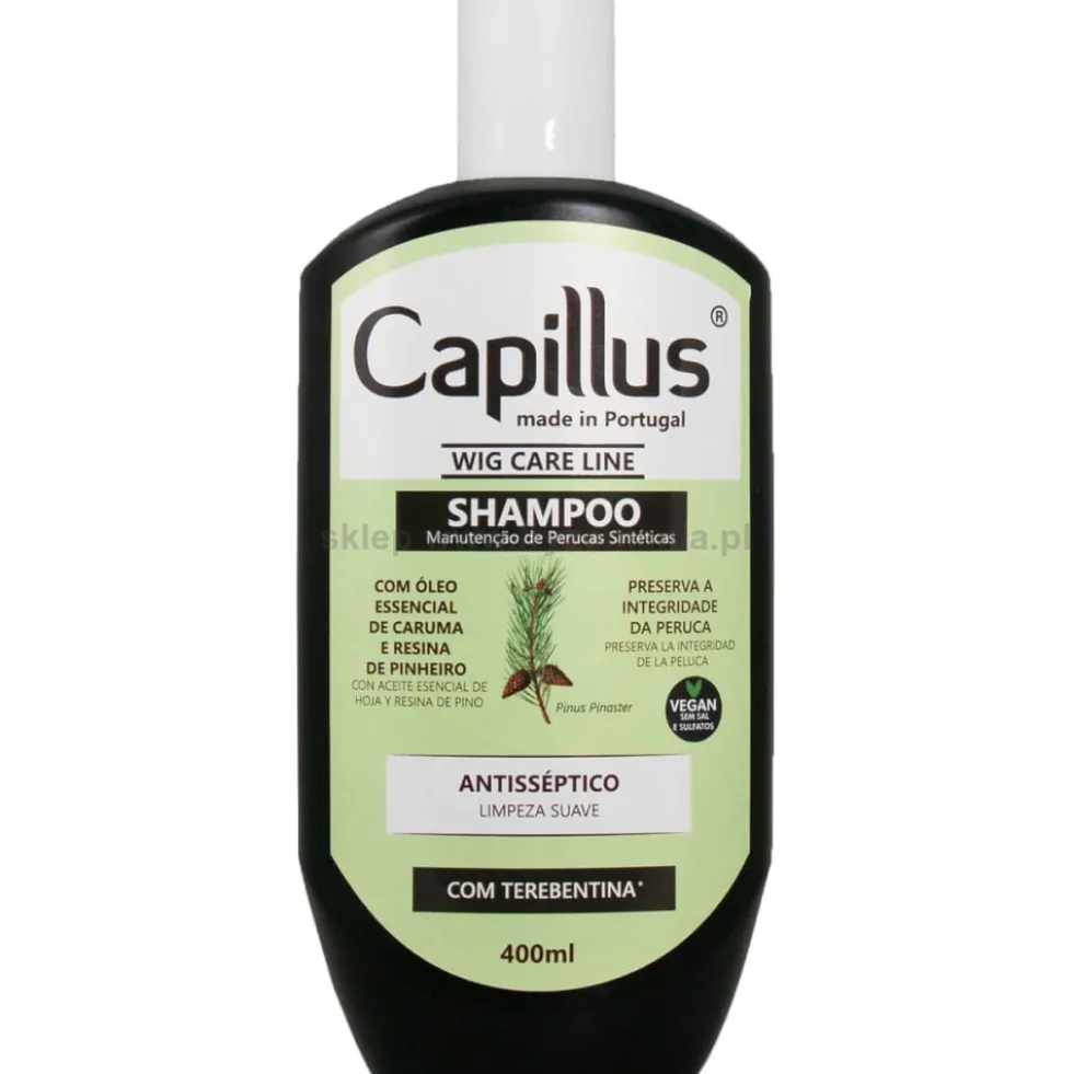 Capillus Wig Care Szampon do peruk i pasm clip-in, włosy syntetyczne 400ml
