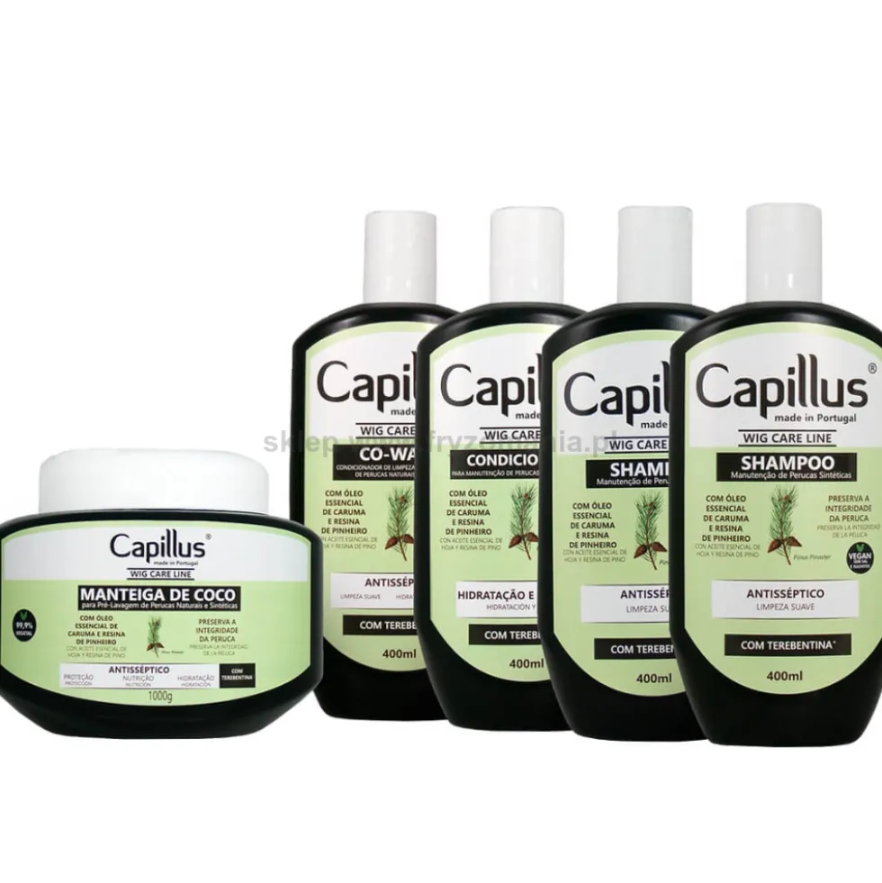 Capillus Wig Care Szampon do peruk i pasm clip-in, włosy syntetyczne 400ml