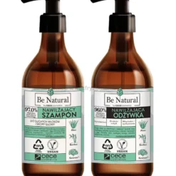 Cece Be Natural Moisturizing - zestaw nawilżający włosy szampon i odżywka 2 x 270ml