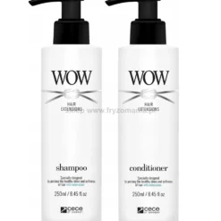 CeCe WOW Hair Extensions - zestaw do włosów przedłużanych szampon 250ml i odżywka 250ml