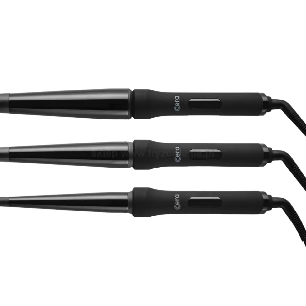 Cera Professional Wand lokówka stożkowa do włosów 13-26mm, 19-32mm, 25-38mm