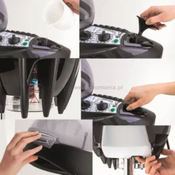 Ceriotti Geyser Ozono P01 Sauna fryzjerska z ozonem, czarna na stojaku, dostępna w 48H