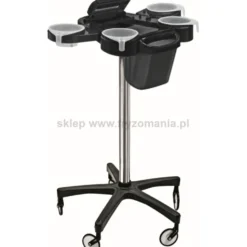 Ceriotti Service Plus High Wheels Pomocnik fryzjerski, czarny