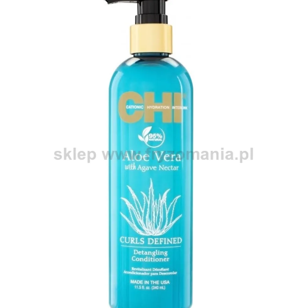 CHI Aloe Vera Detangling odżywka wzmacniająca do włosów kręconych 340ml