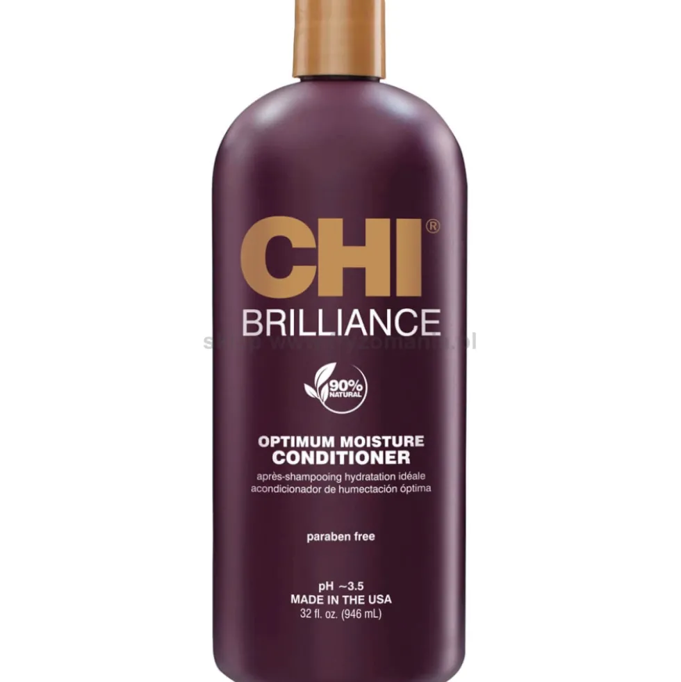 CHI Brilliance Odżywka nawilżająca do włosów zniszczonych i osłabionych 946ml