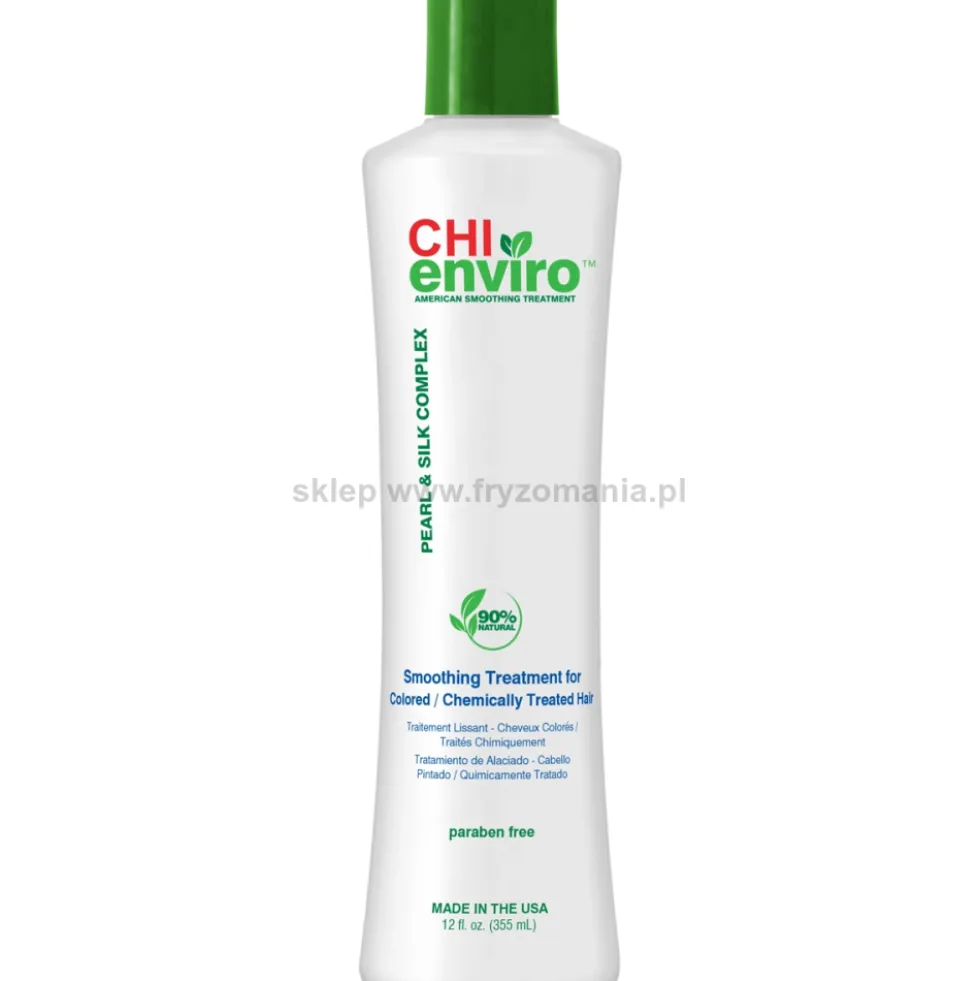 CHI Enviro Smoothing Colored / Chemically Kuracja wygładzająca do włosów farbowanych i po zabiegach chemicznych 355ml