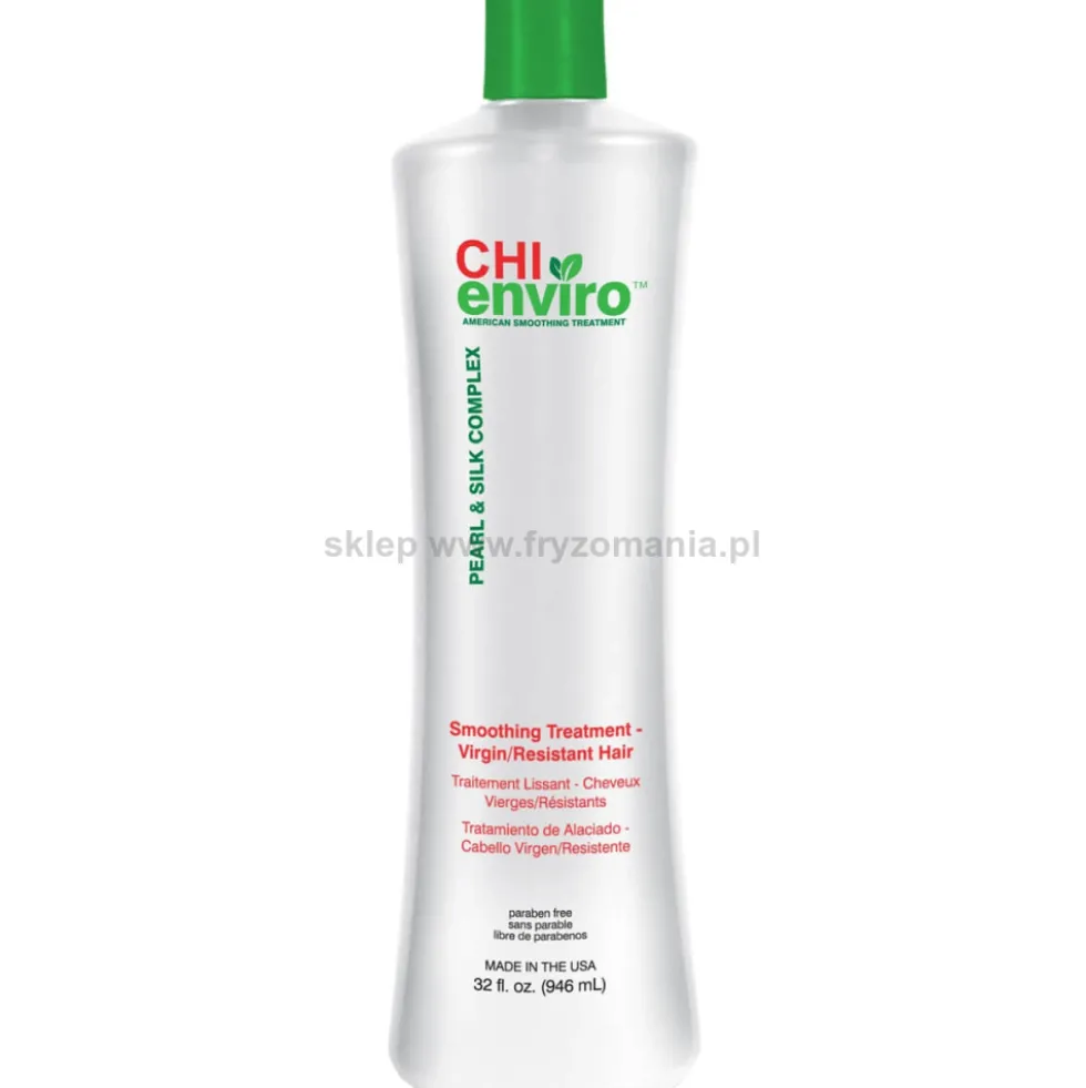CHI Enviro Smoothing Virgin / Resistant Kuracja wygładzająca do włosów opornych i naturalnych 355ml