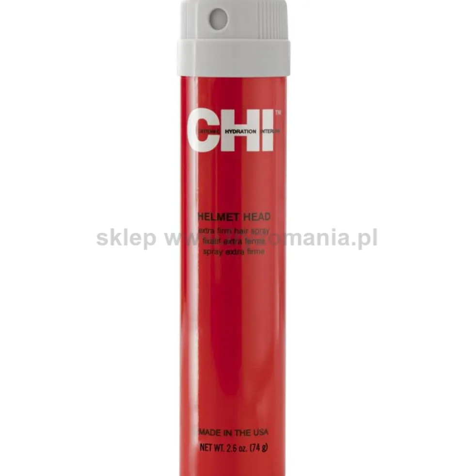CHI Helmet Head Extra Firm Lakier do włosów nadający objętość, ekstra mocny 74g