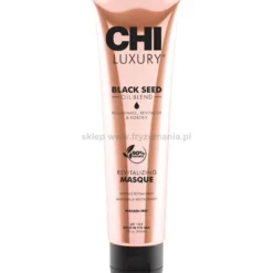 CHI Luxury Black Seed Maska nawilżająca do włosów z olejkiem z czarnuszki 148ml