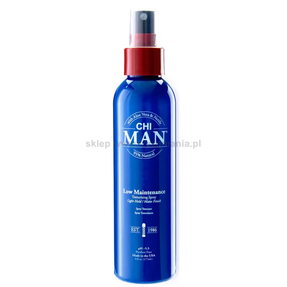 CHI Man Low Maintenance Spray teksturyzujący z solą morską do włosów dla mężczyzn 177ml