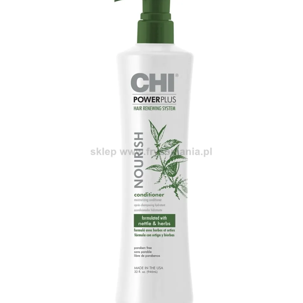 Chi Power Plus Nourish Odżywka nawilżająca do włosów 355ml