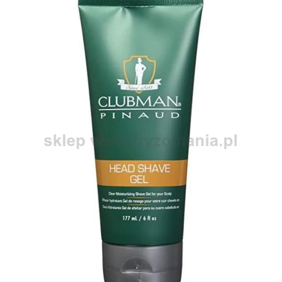 Clubman Head Shave Gel żel do golenia głowy 177ml