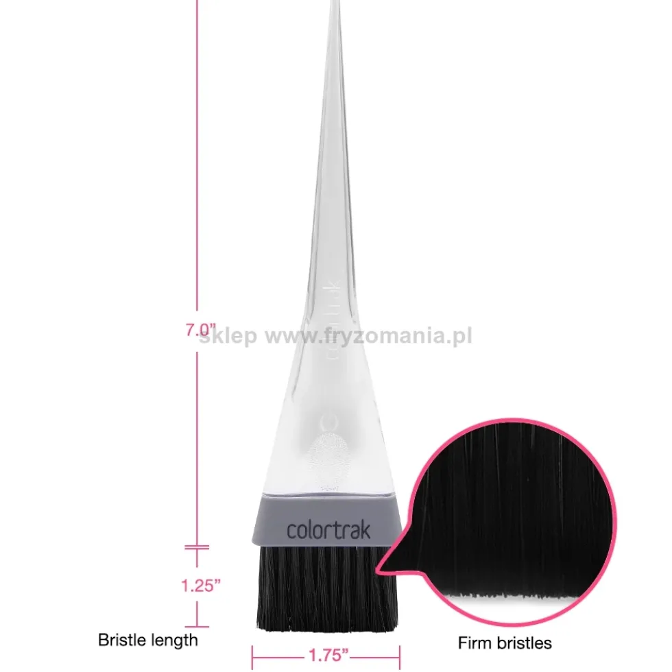 Colortrak Ambassador Pędzel do farbowania włosów z wymiennymi końcówkami (miękka i twarda)