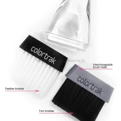 Colortrak Ambassador Pędzel do farbowania włosów z wymiennymi końcówkami (miękka i twarda)