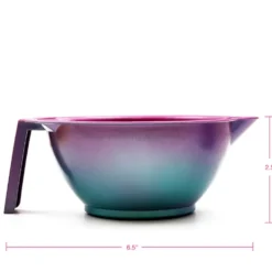 Colortrak Aurora - zestaw do farbowania włosów pędzelek 2szt., klipsy 4szt. i miseczka do farb