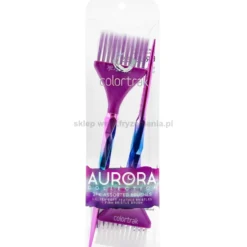 Colortrak Aurora - zestaw do farbowania włosów pędzelek 2szt., klipsy 4szt. i miseczka do farb
