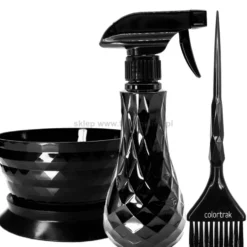 Colortrak Black Diamonds Kits Zestaw do farbowania pędzel, miseczka i spryskiwacz