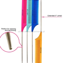 Colortrak Carbon Fiber Combs Grzebień ze szpikulcem, różne kolory